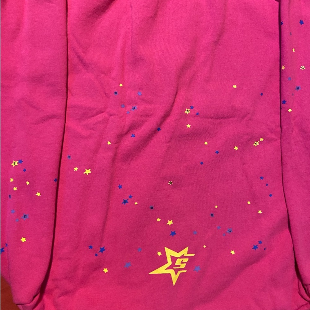 Sp5der P*ink Hoodie - Picture 5 of 11